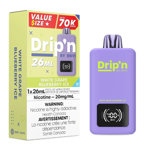 ENVI DRIP'N 70K - White Grape Blueberry Ice
